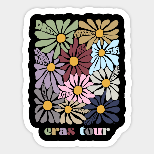 Swiftie Flowers Sticker by Taylor Thompson Art